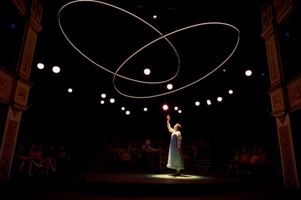 Isis Hainsworth as Thomasina Coverly in a stage scene