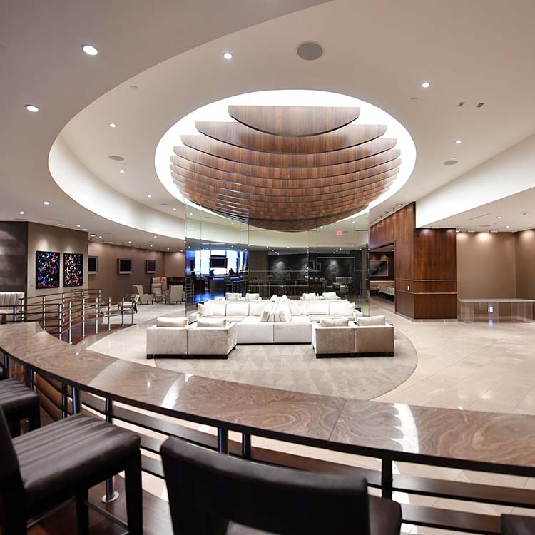 Owner's Experience tour setting inside AT&T Stadium