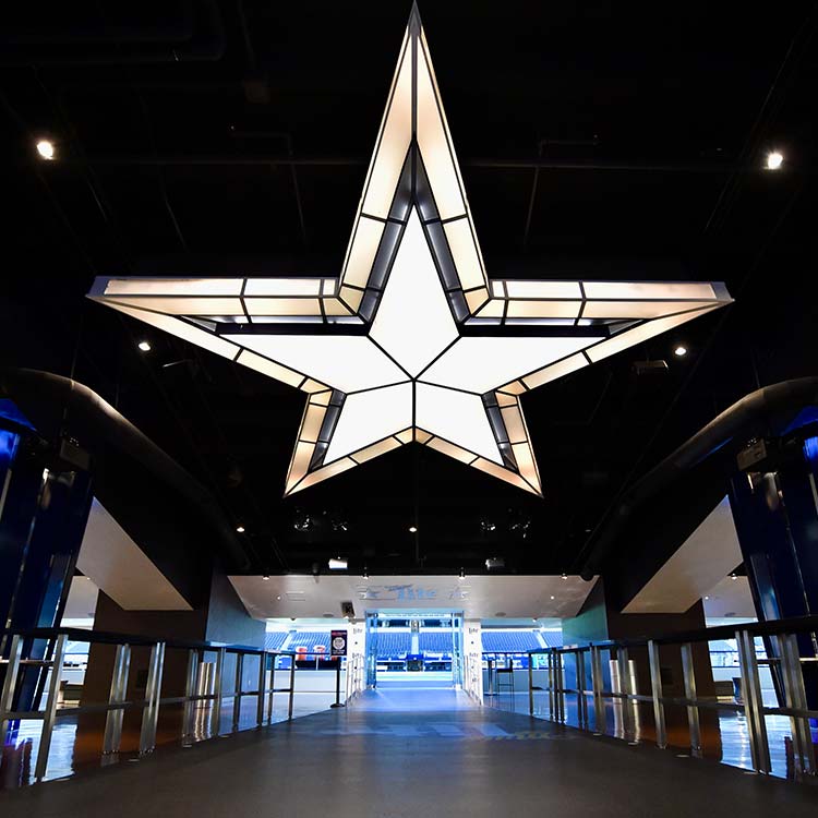 VIP Guided Tour view inside AT&T Stadium