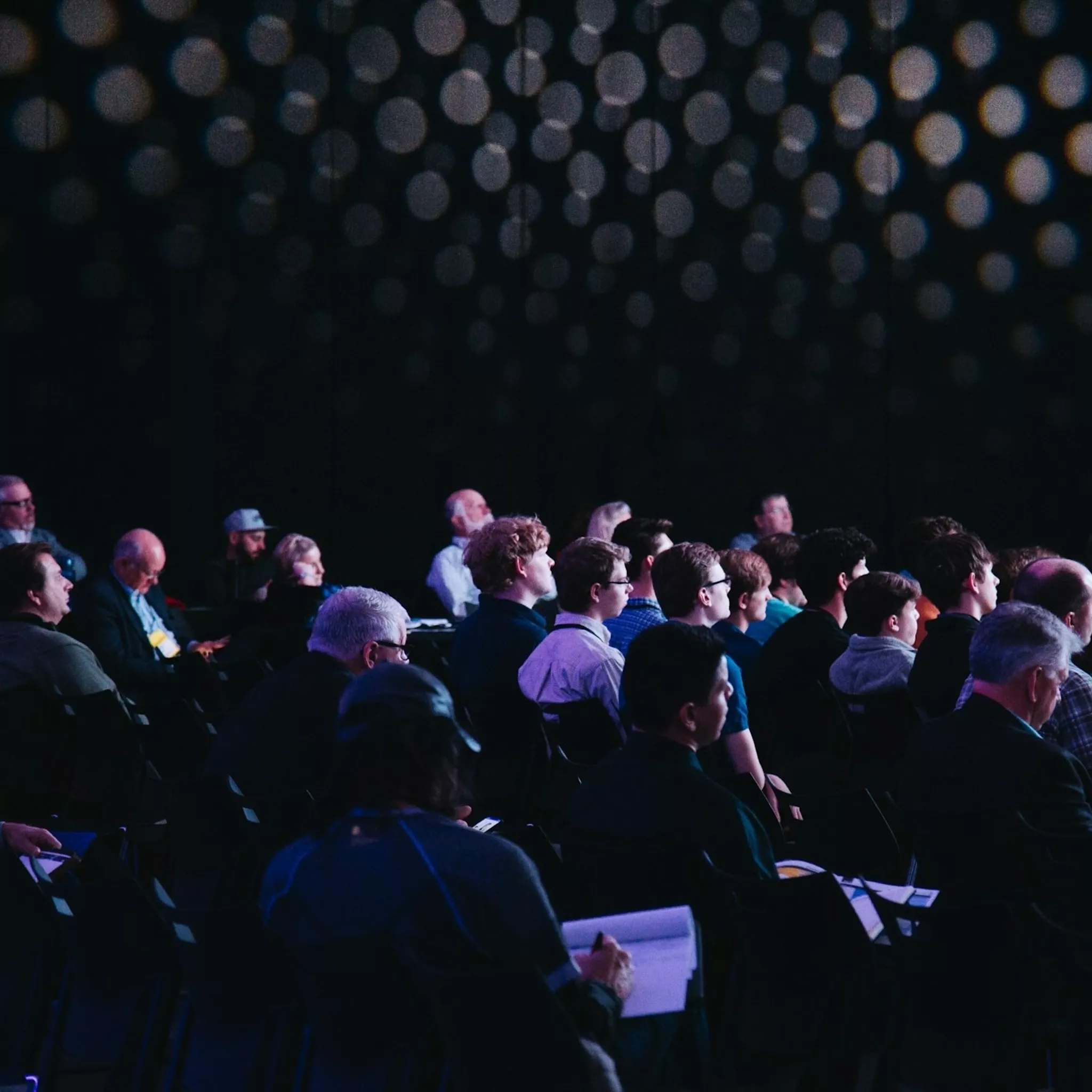 Conference audience seating
