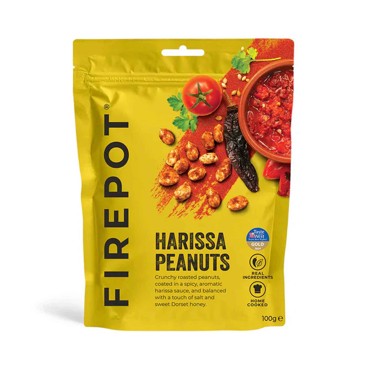 Firepot Harissa Peanuts outdoor snack packet