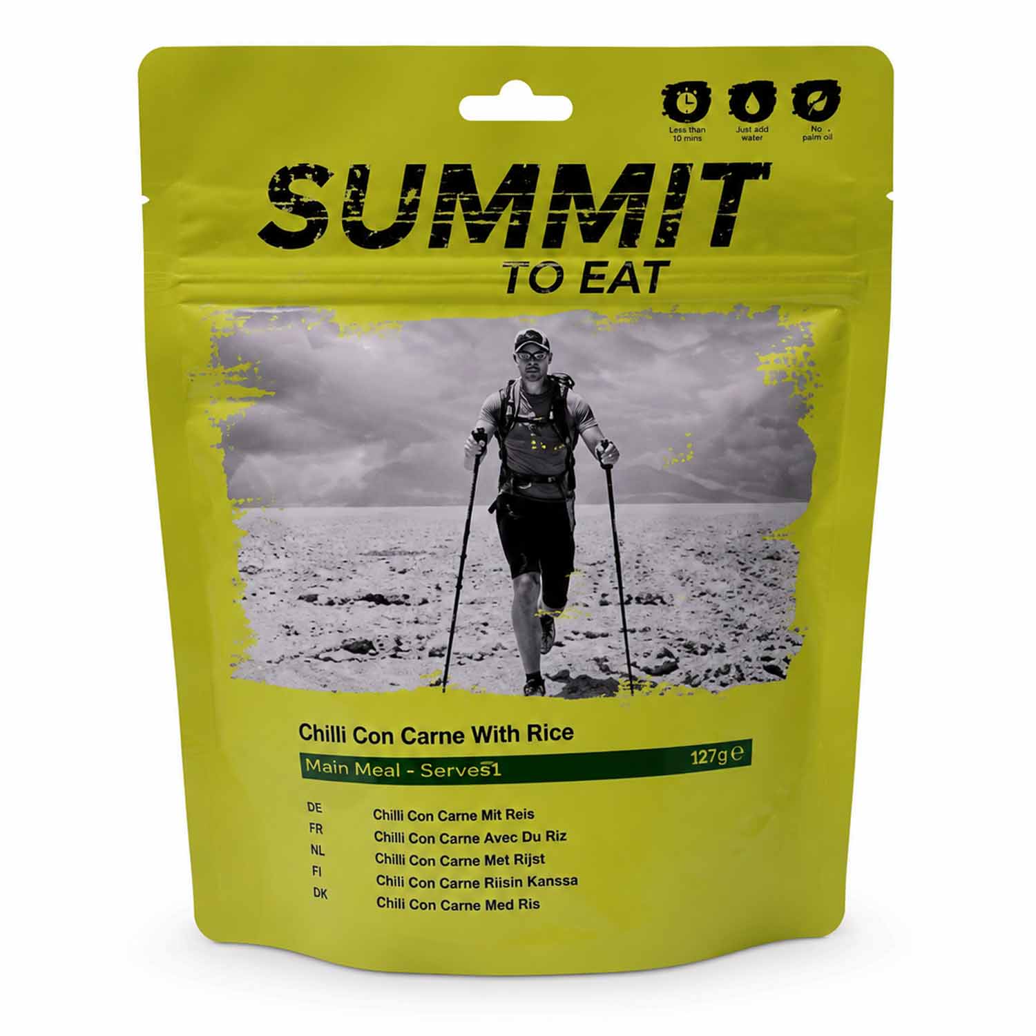 Summit to Eat Chilli Con Carne With Rice freeze-dried meal pouch