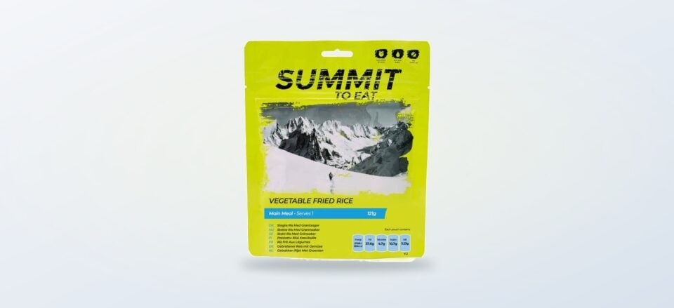 Summit to Eat Vegetable Fried Rice freeze-dried meal pouch