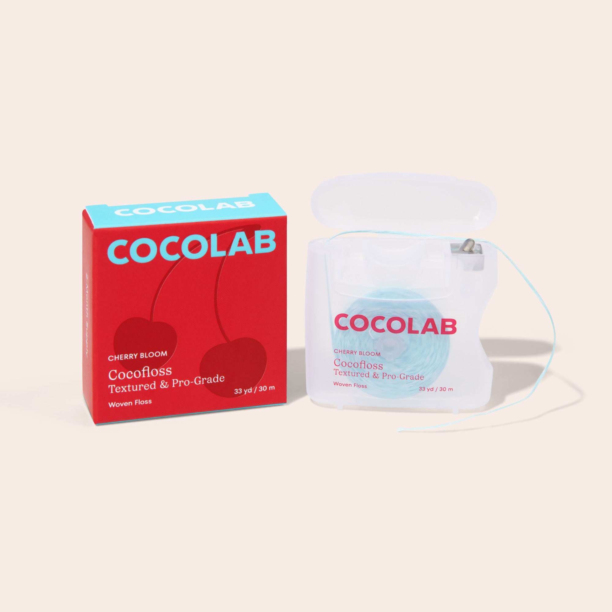 Cherry Bloom Dental Floss product package