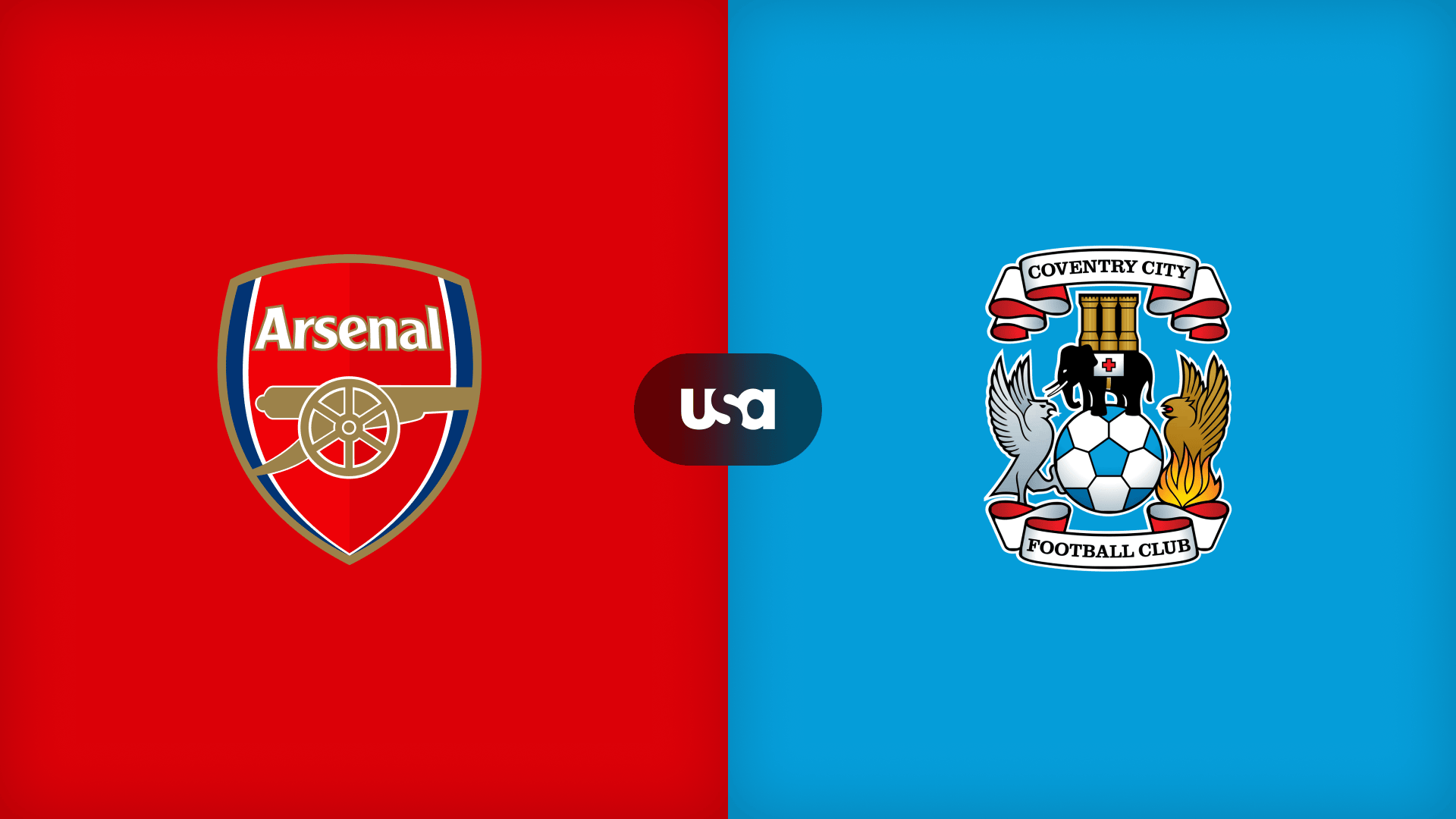 Arsenal versus Coventry City Premier League event artwork at Cosm