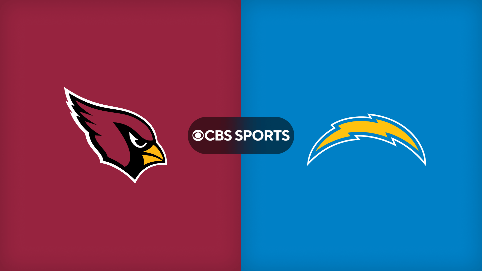 NFL event artwork for the Cardinals at Chargers shown at Cosm