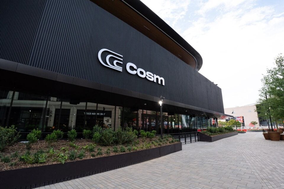 Cosm immersive entertainment venue editorial image
