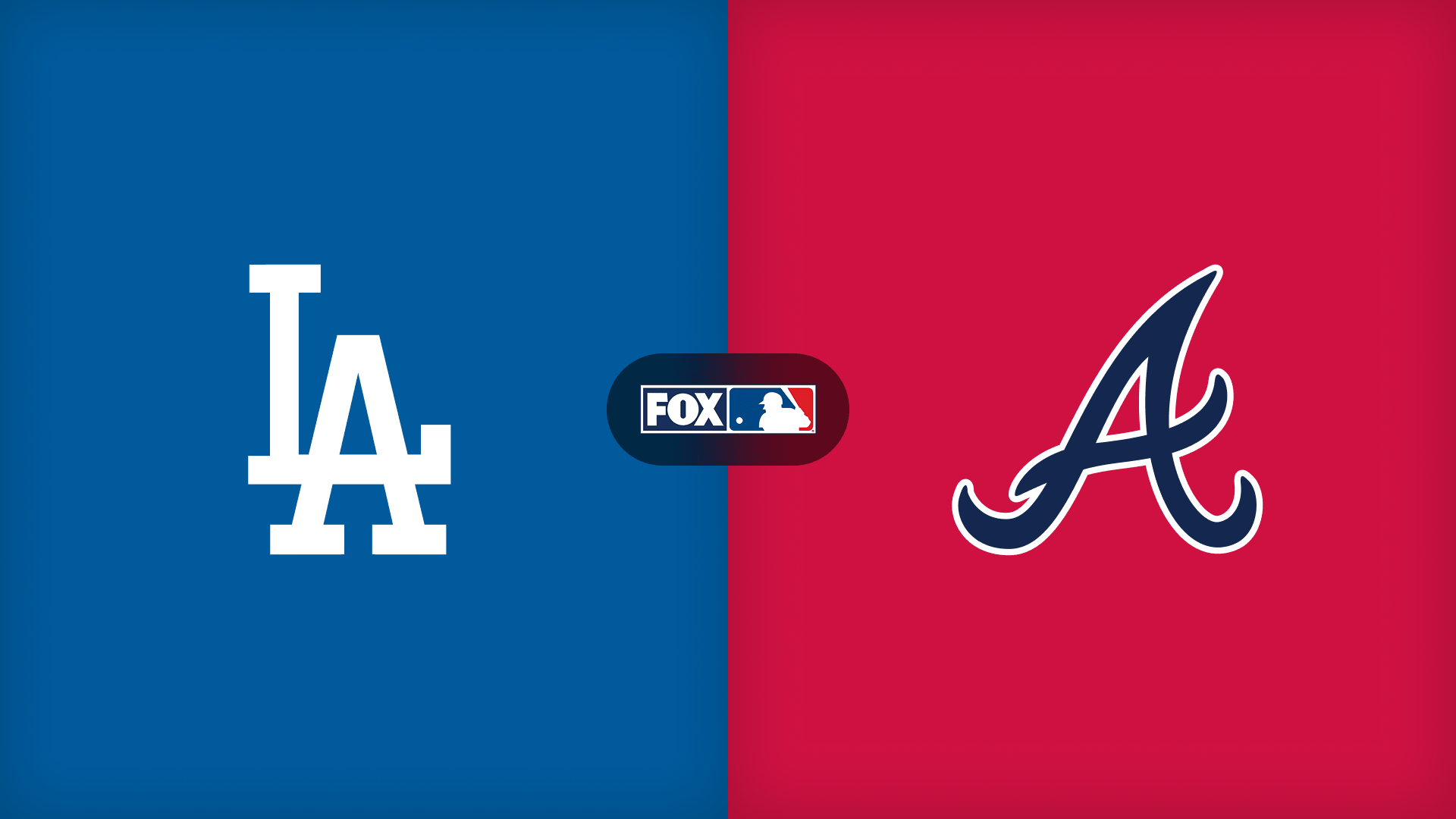 MLB Dodgers at Braves event artwork