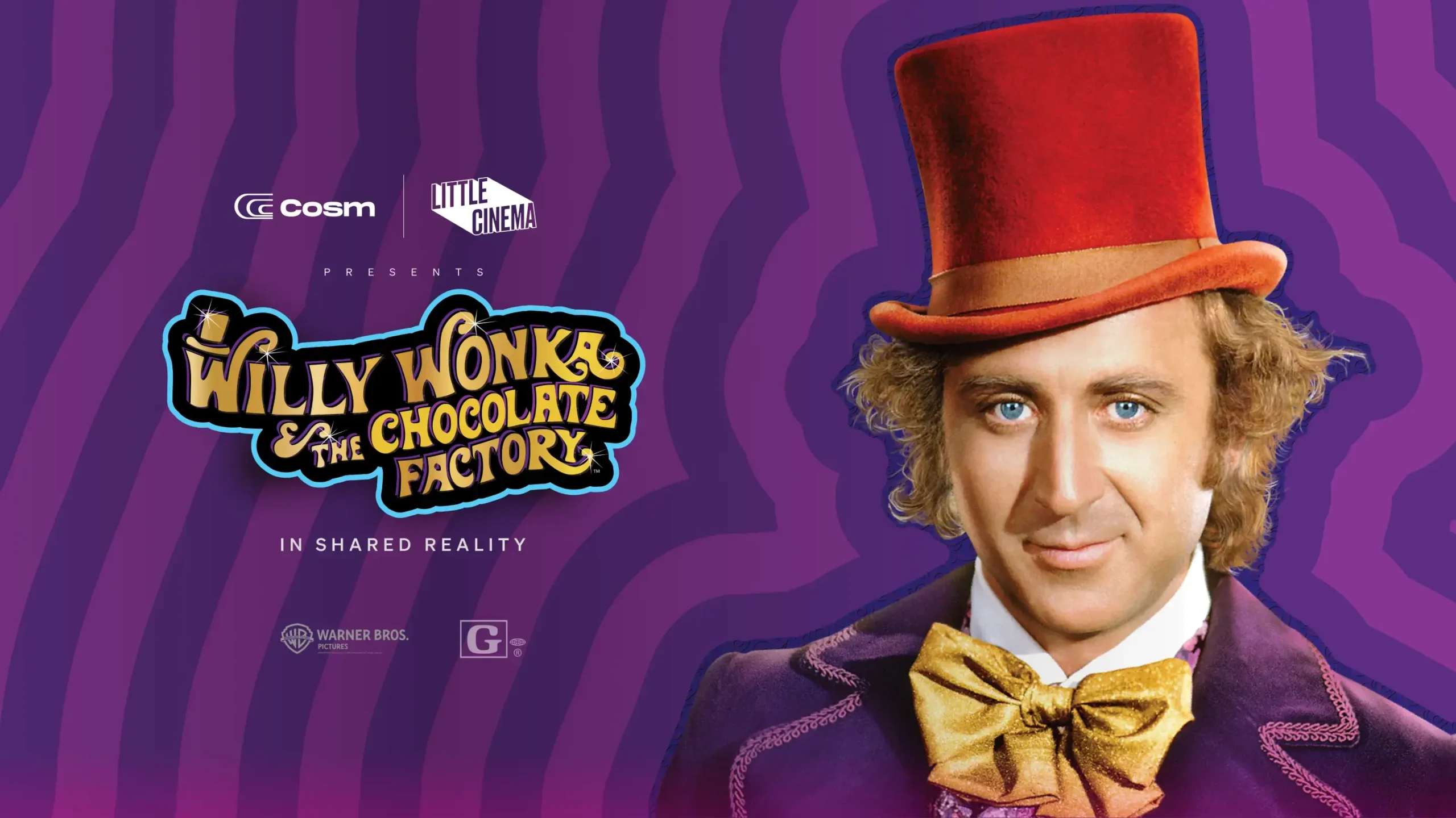Willy Wonka and the Chocolate Factory Shared Reality event artwork