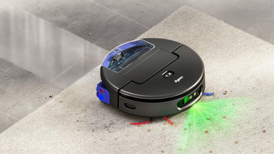 Dyson Spot+Scrub Ai într-un spațiu de locuit