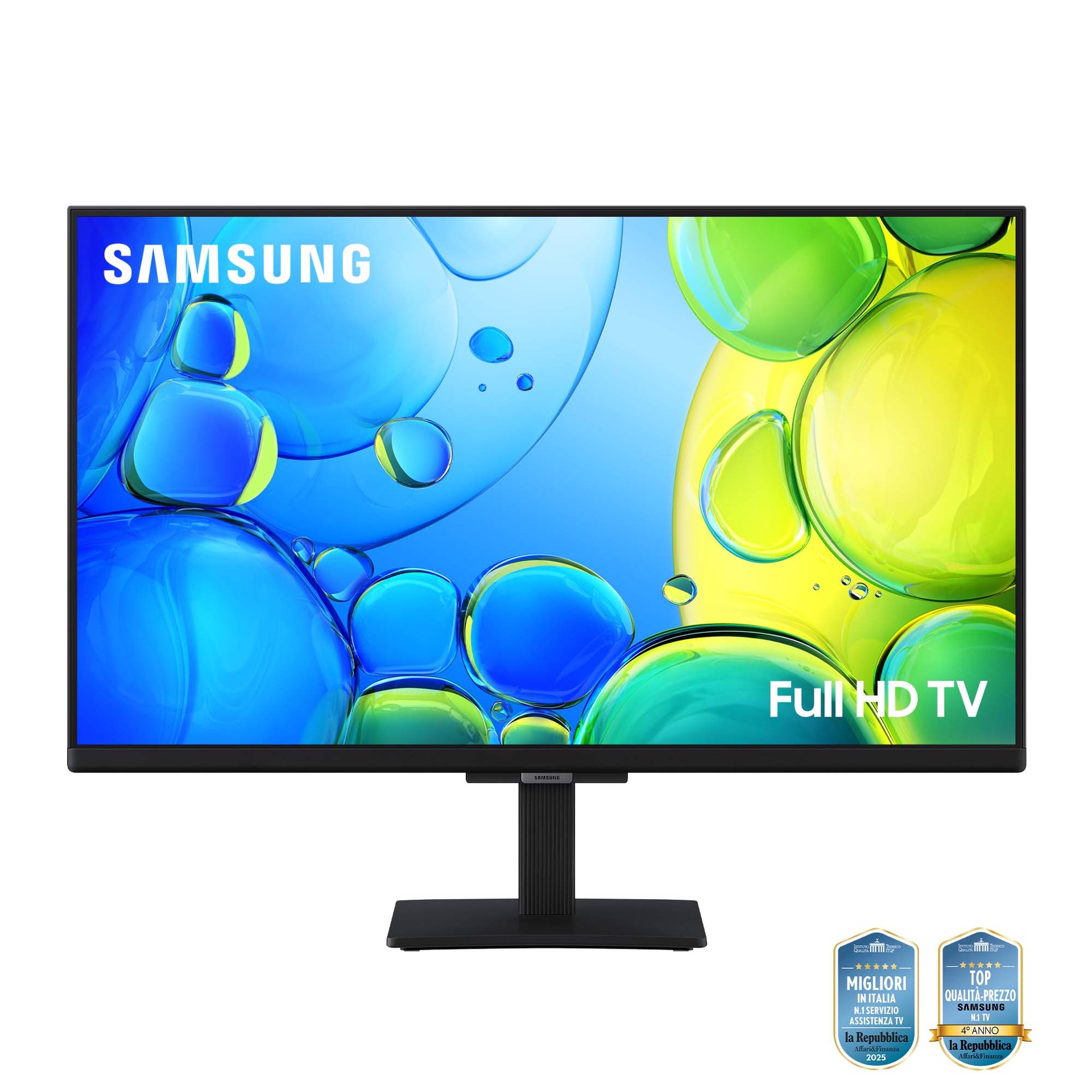 Televisore Samsung F6000 Smart TV da 27 pollici visto frontalmente