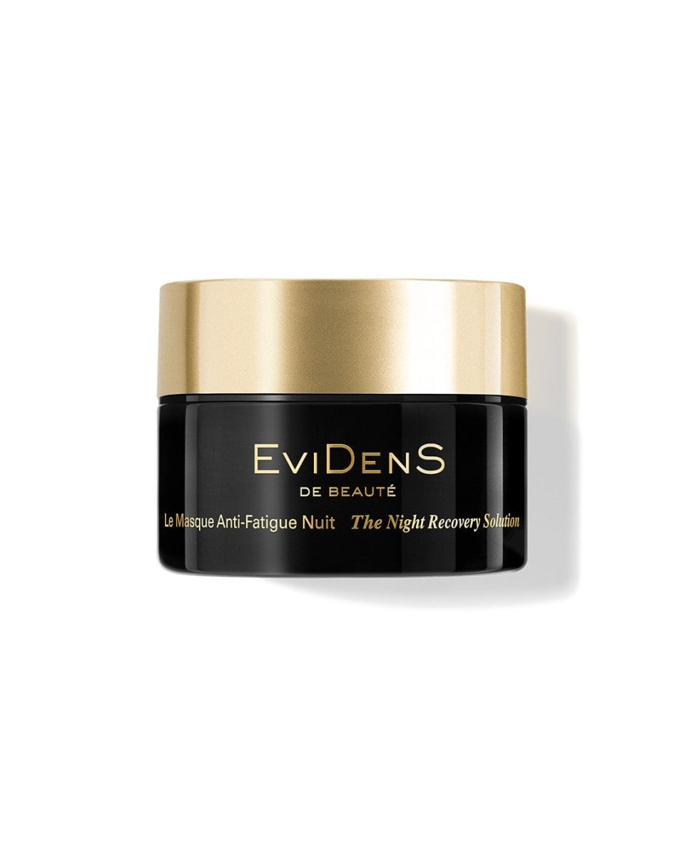 The Night Recovery Solution jar from EviDenS de Beauté