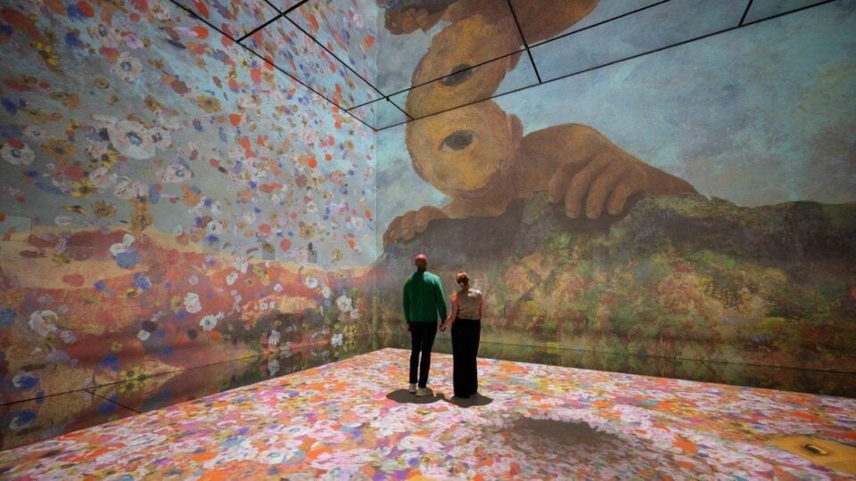 Immersive projection of The Cyclops in Frameless Beyond Reality gallery