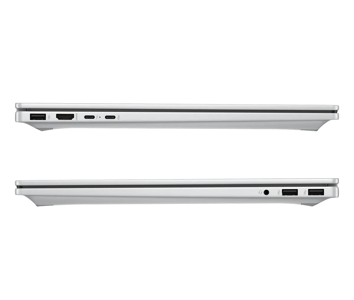 HP OmniBook 7 portable vu sous un angle différent