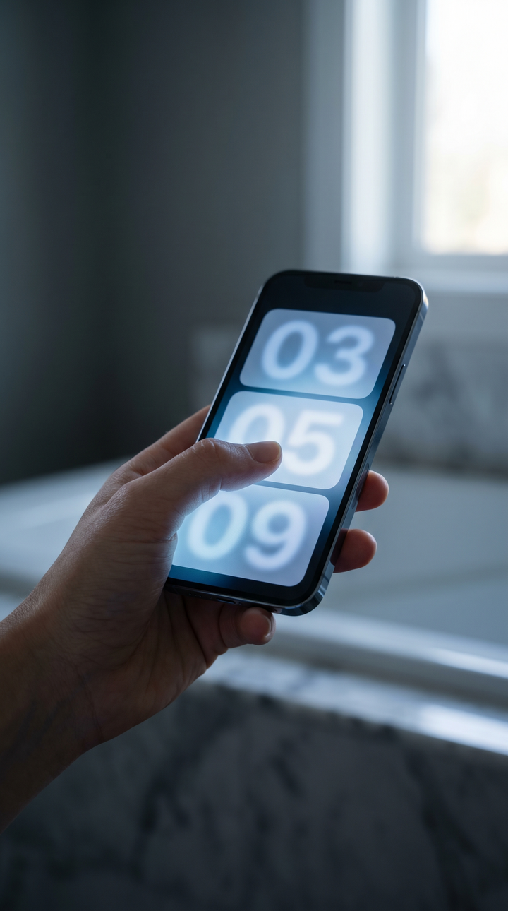 Hume App Dashboard mit Gesundheitswerten