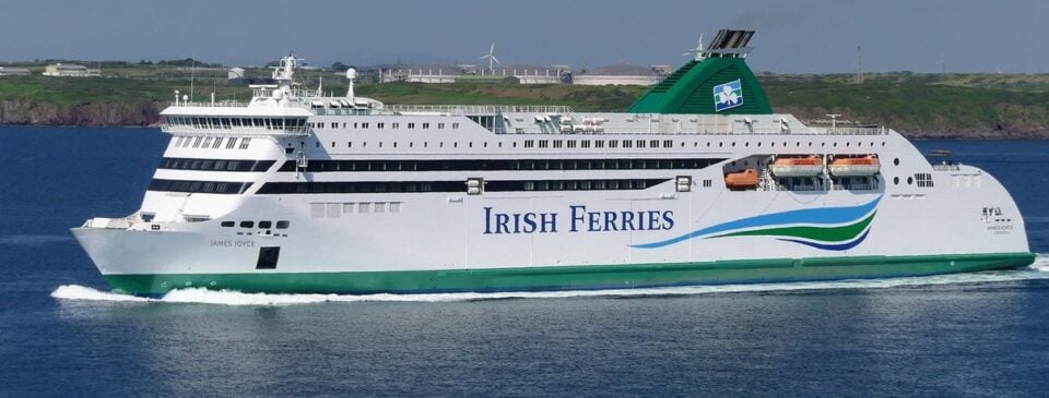 James Joyce ferry at sea
