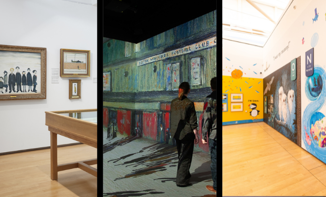 Exhibition artwork at Lowry galleries