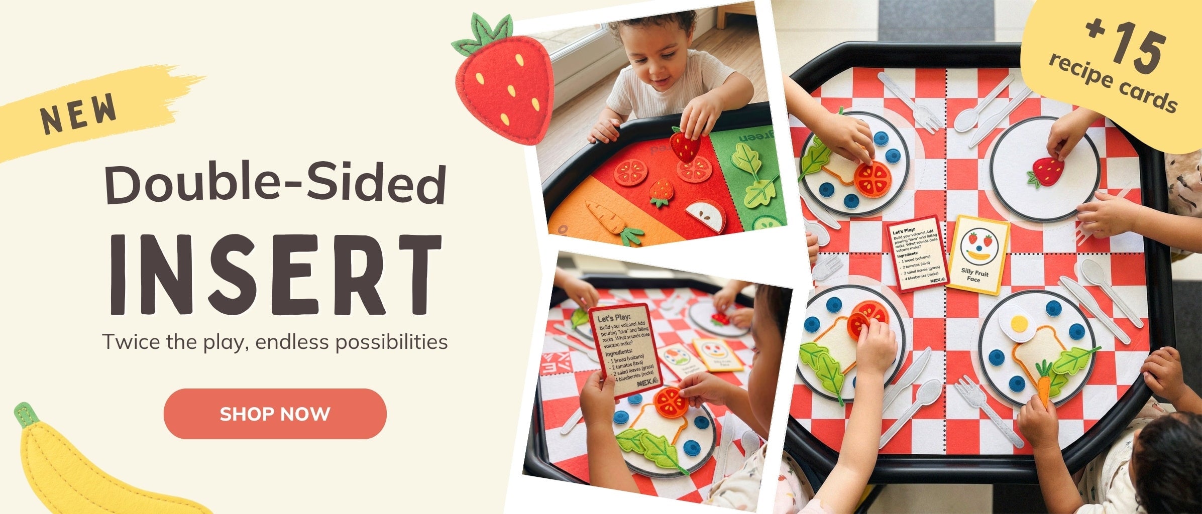 A sensory play activity using Meka Sensory Play equipment