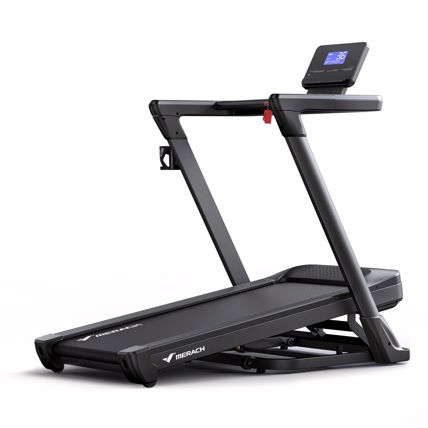 Merach T31B1 foldable treadmill with automatic incline