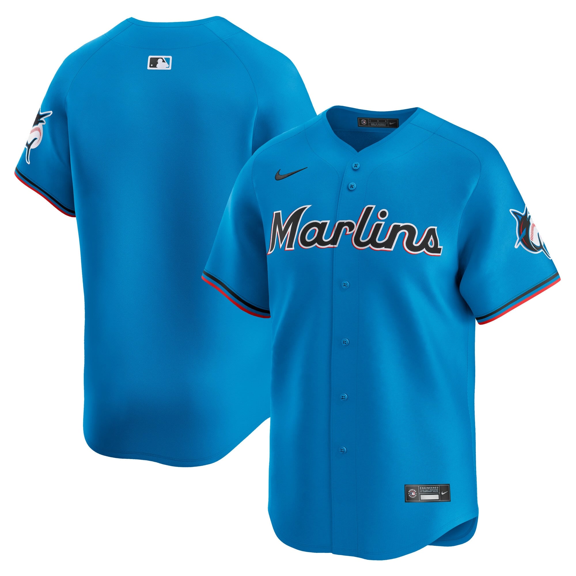 Blue Miami Marlins Nike limited jersey