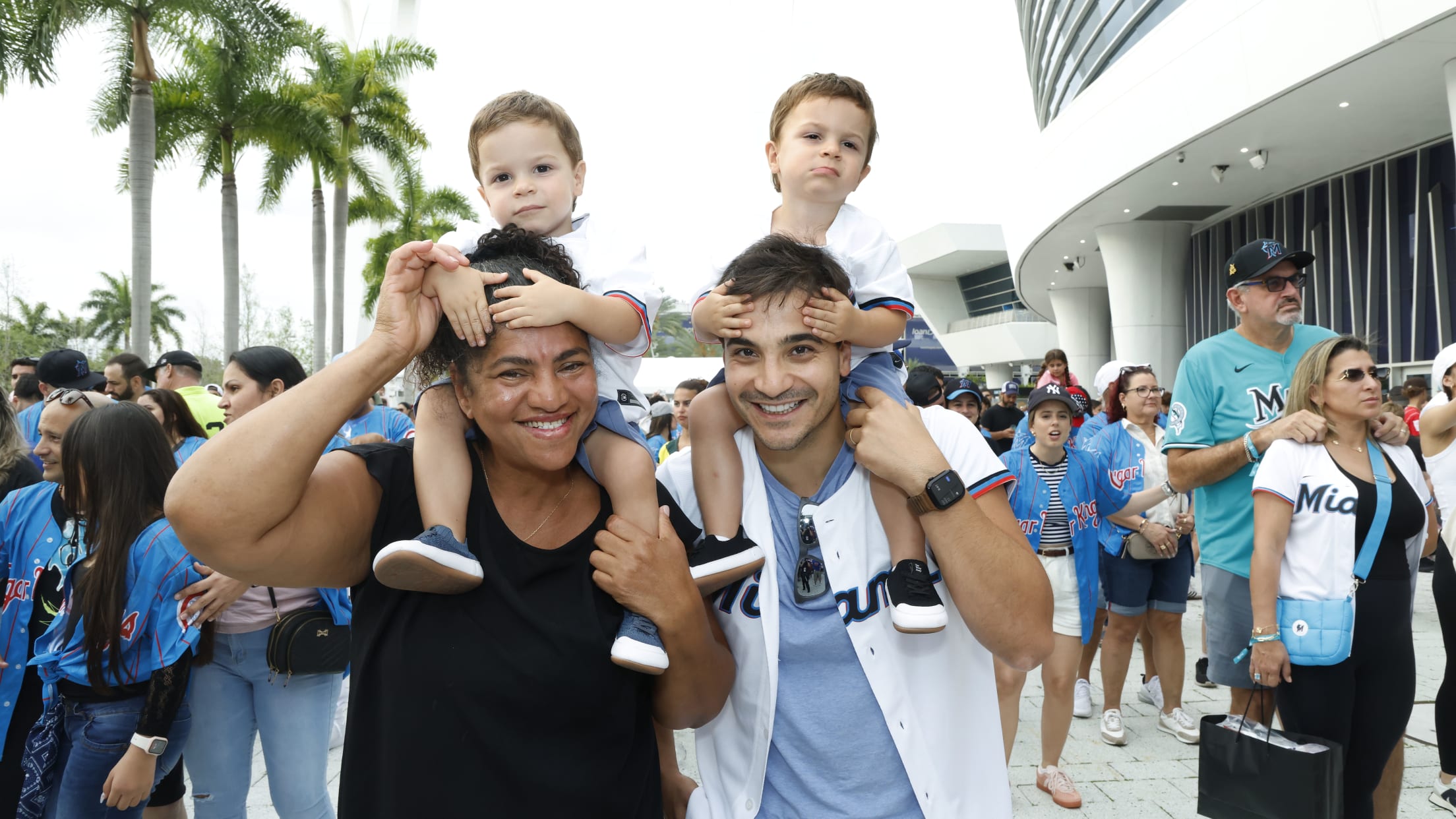 Miami Marlins game-day scene at loanDepot park