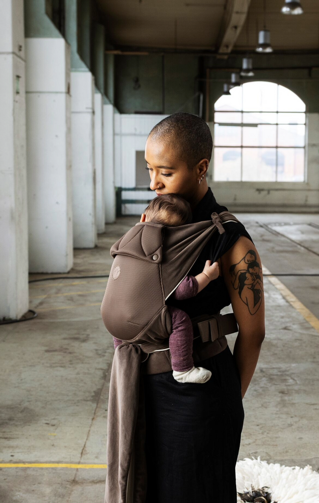 Porte-bébé Mirage Najell brun taupe