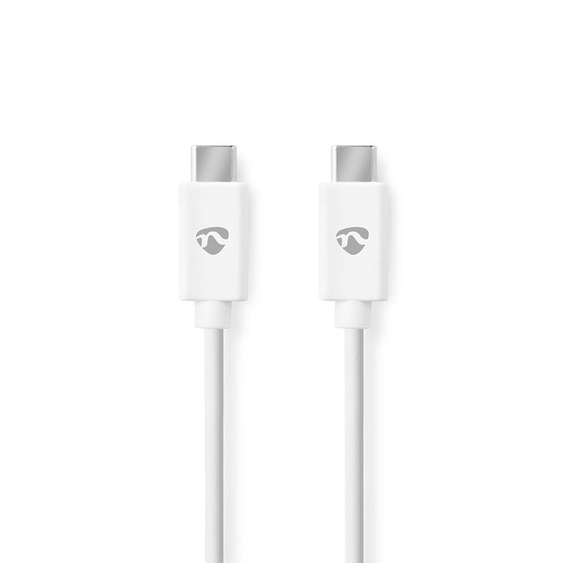 Weißes USB-C-zu-USB-C-Kabel