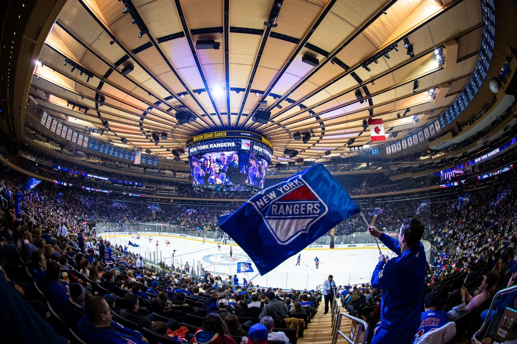Ishockey med New York Rangers