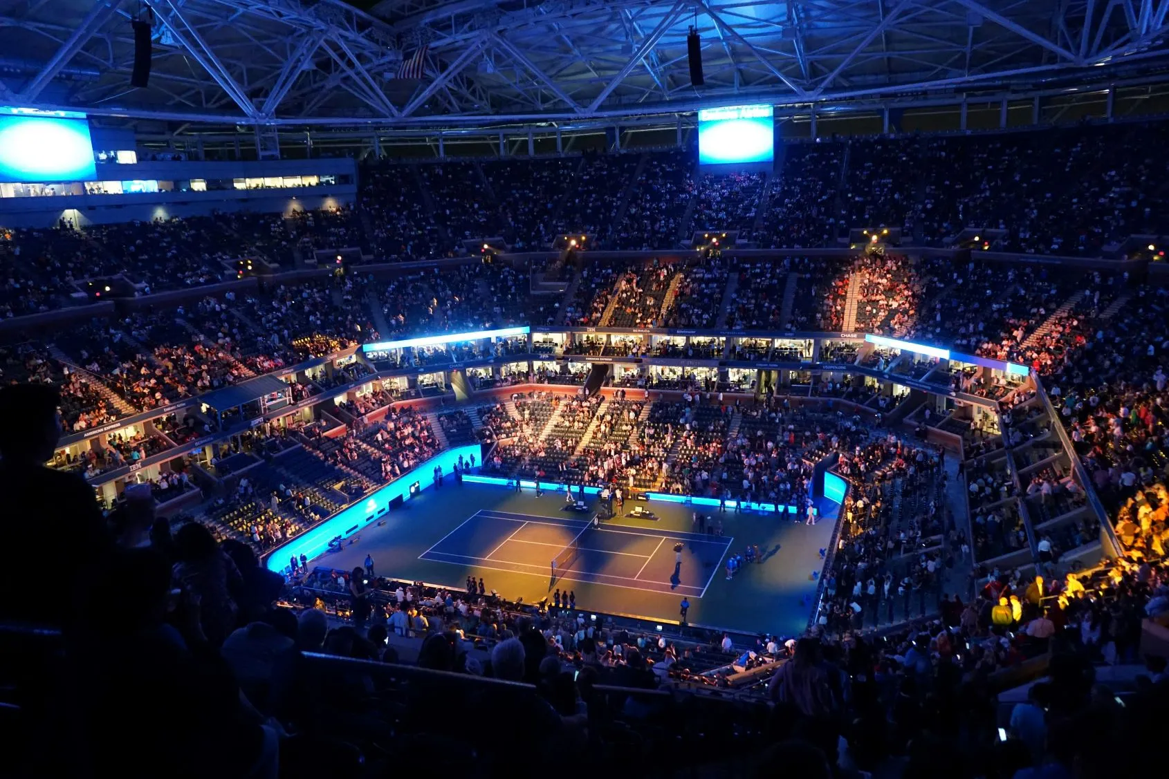 Tennis på hardcourt under US Open