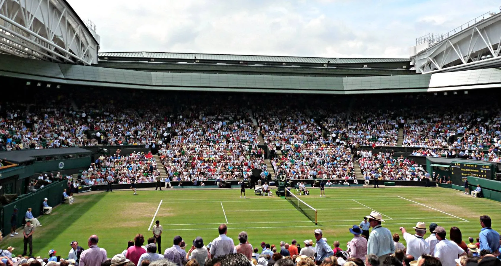 Wimbledons tennisbana Centre Court