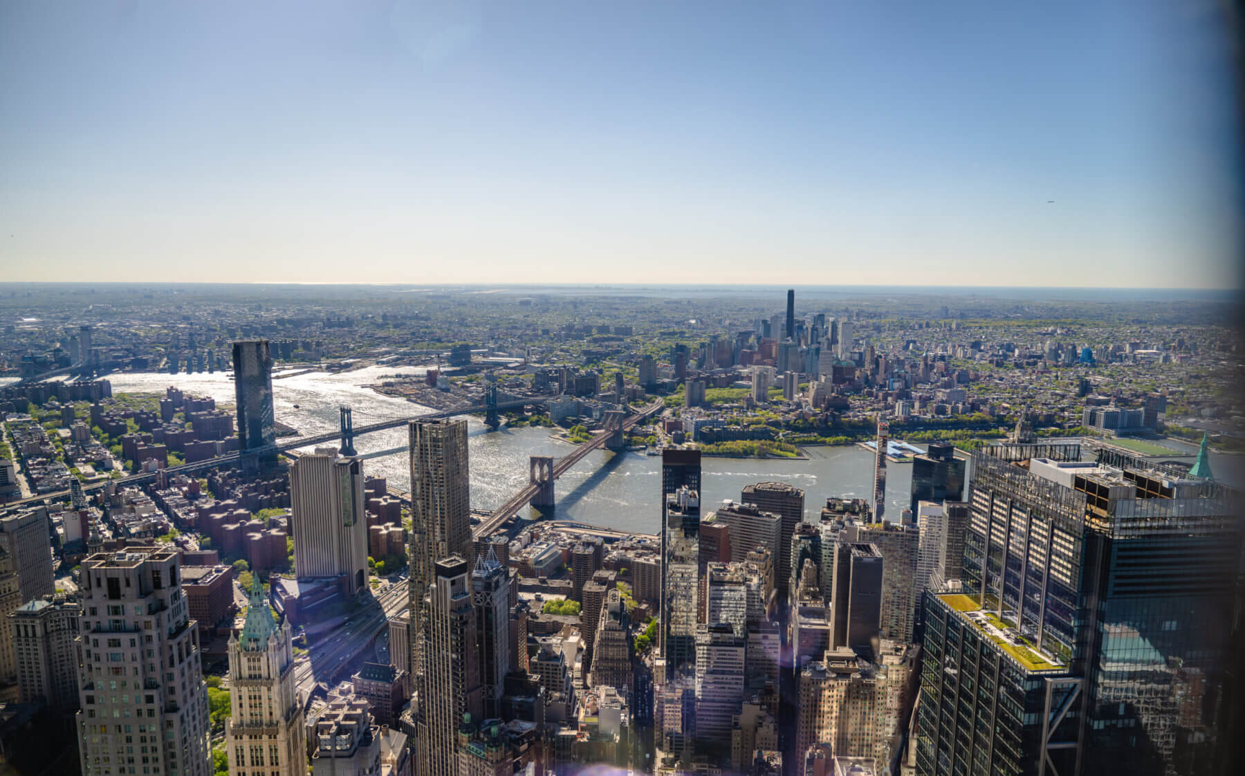 Evening atmosphere at One World Observatory
