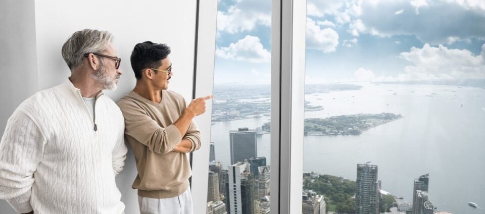New York view experience at One World Observatory