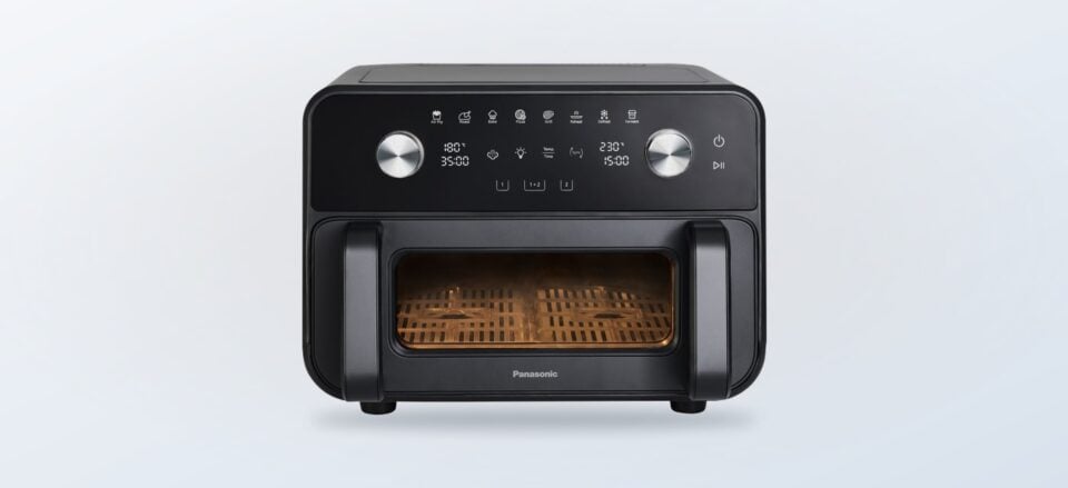 Czarna frytkownica Panasonic Flex NF-BC1000KX