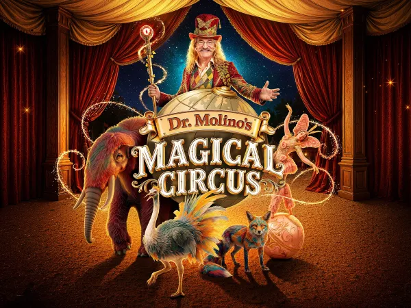 Visuel du spectacle familial Dr. Molino's Magical Circus