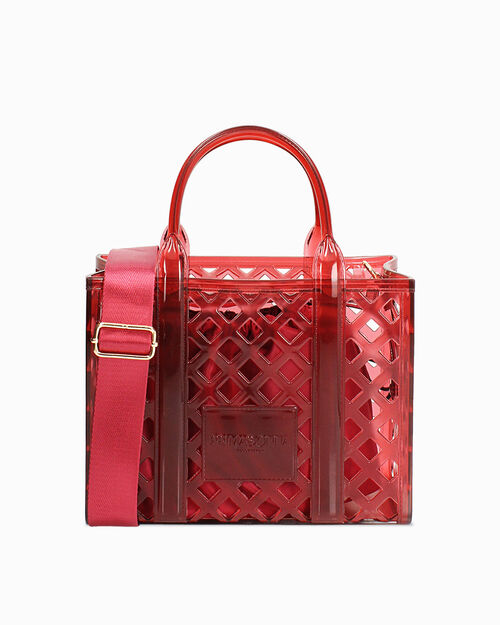 Borsa a mano arancione dallo stile vibrante Primadonna