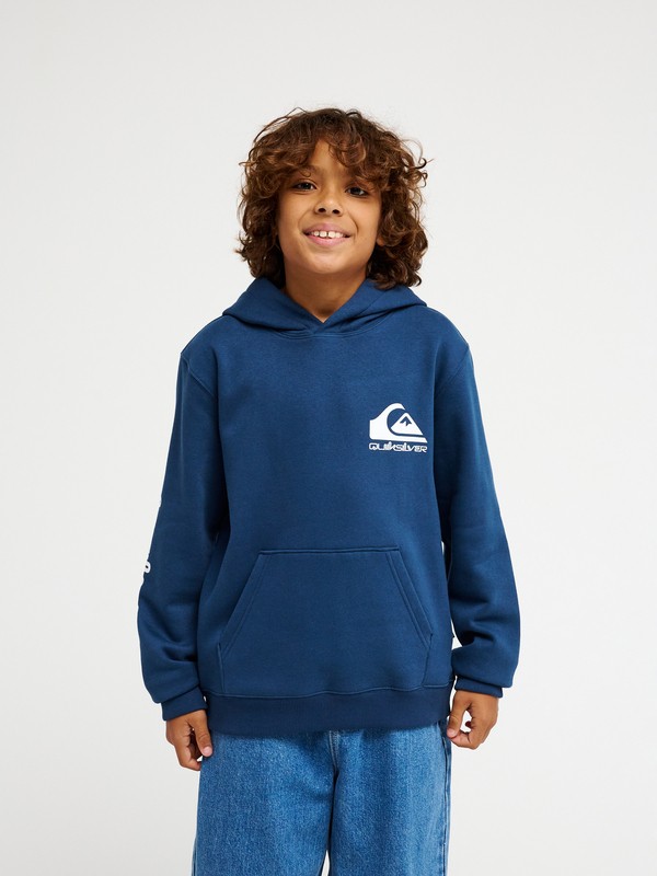Felpa con cappuccio Quiksilver Omni blu