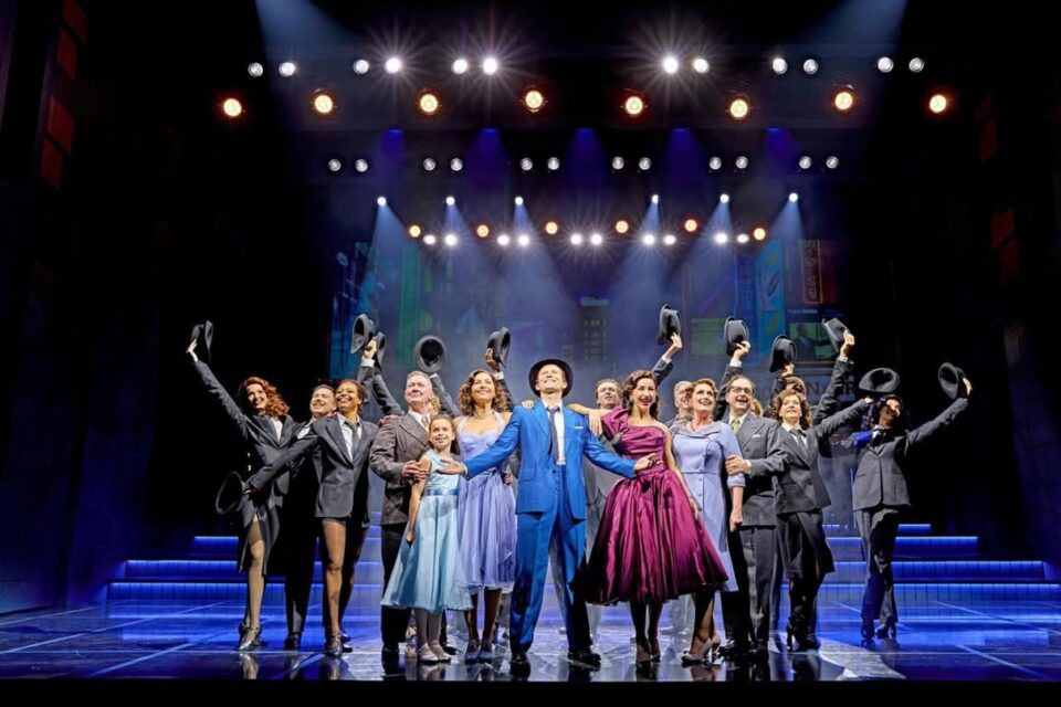 Curtain call cast photo for Sinatra the Musical