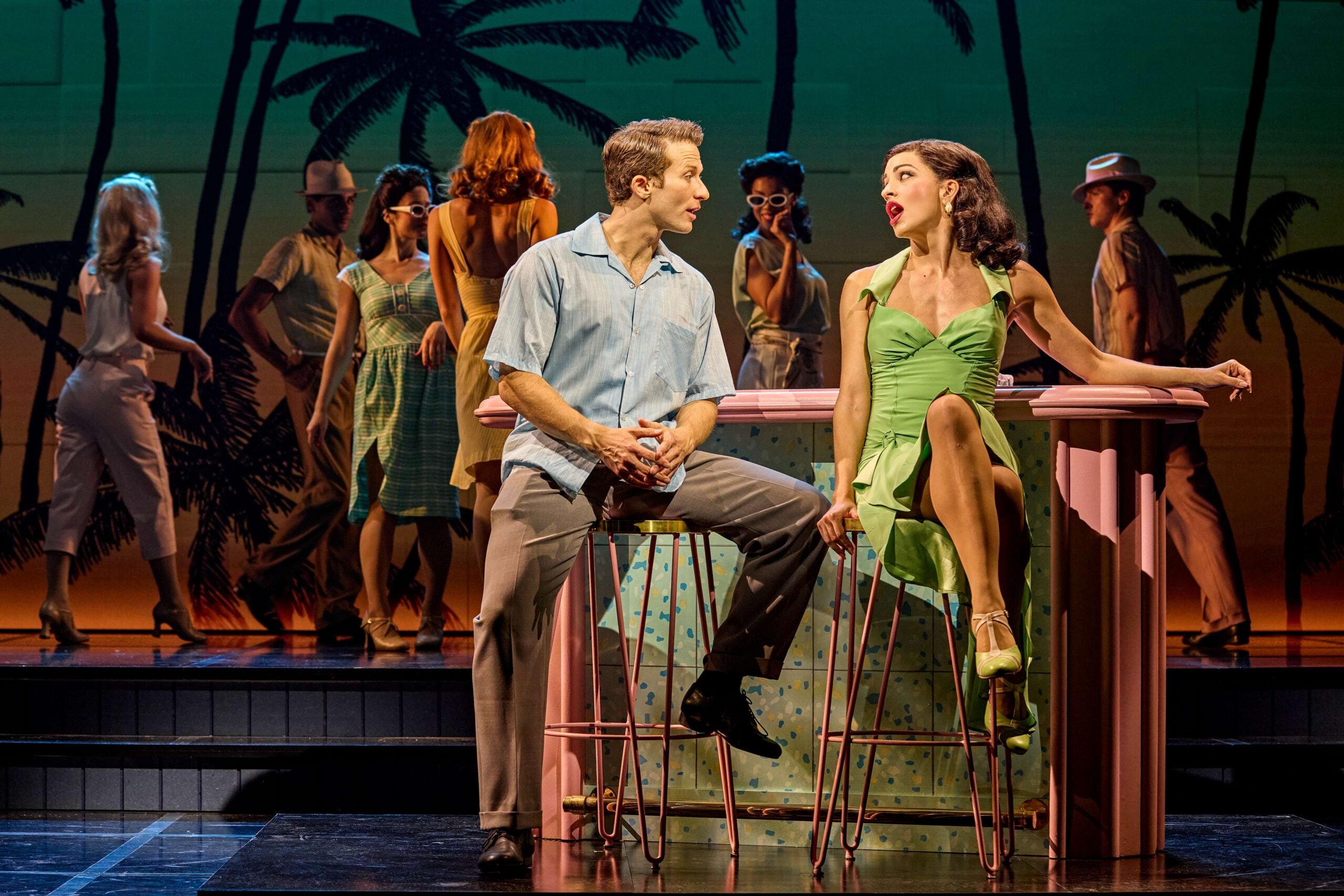 Stage performance from Sinatra the Musical