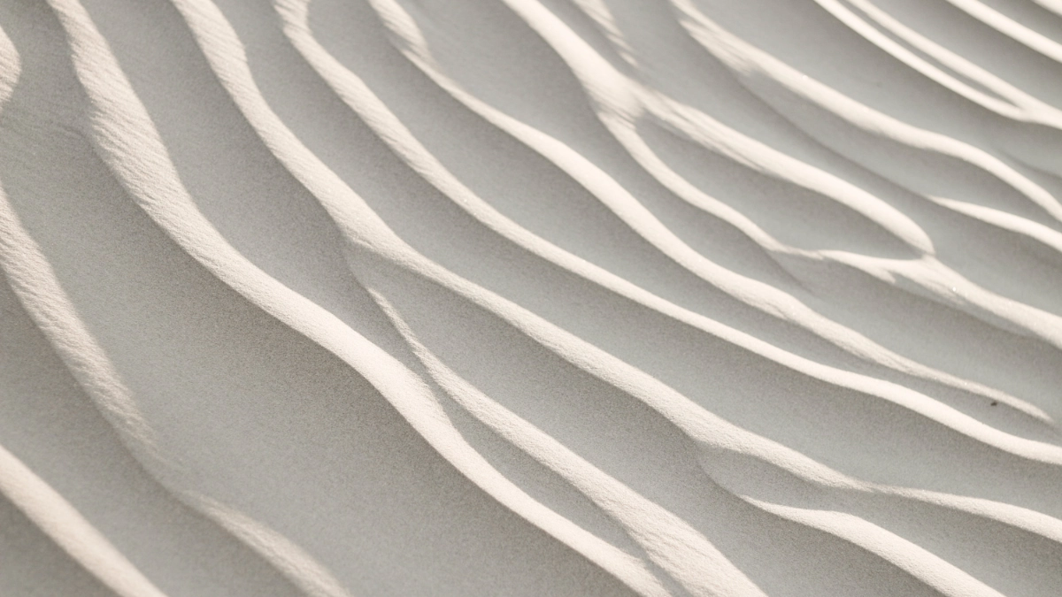 Ripples in coastal sand dunes