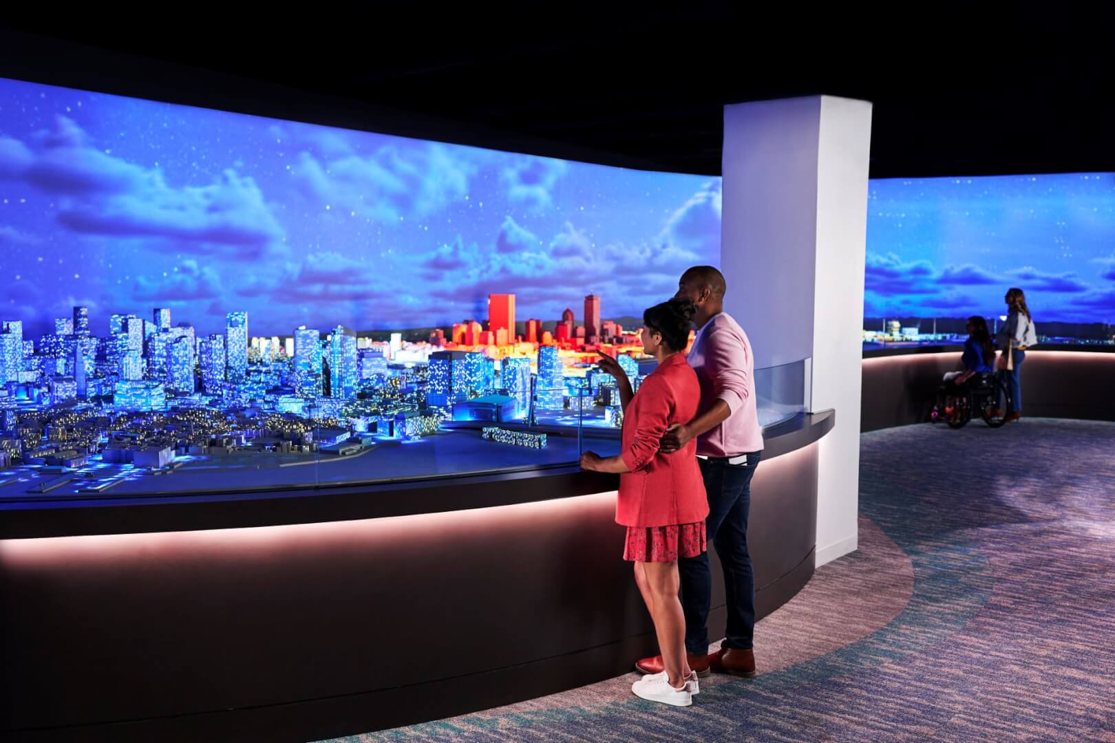 Boston 365 interactive city model at View Boston