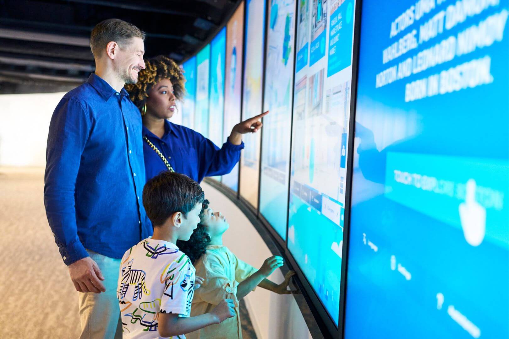 Explore Boston interactive exhibit at View Boston