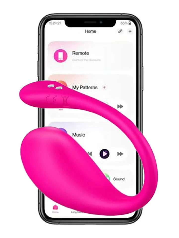 Lovense Lush 3 nuotoliniu būdu valdomas vibratorius