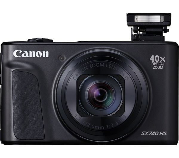 Canon PowerShot SX740 HS compact camera in black