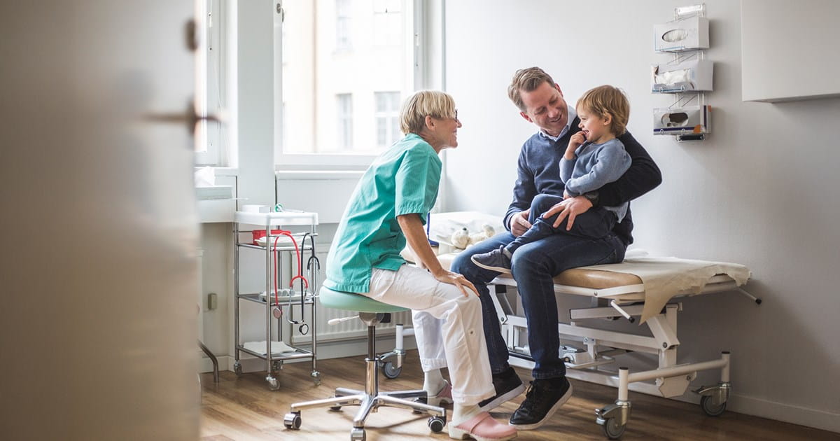 Scène de santé pour illustrer l'assurance santé Axa