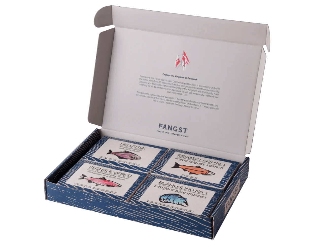 FANGST Kingdom of Denmark Box mit ausgewählten Fischspezialitäten