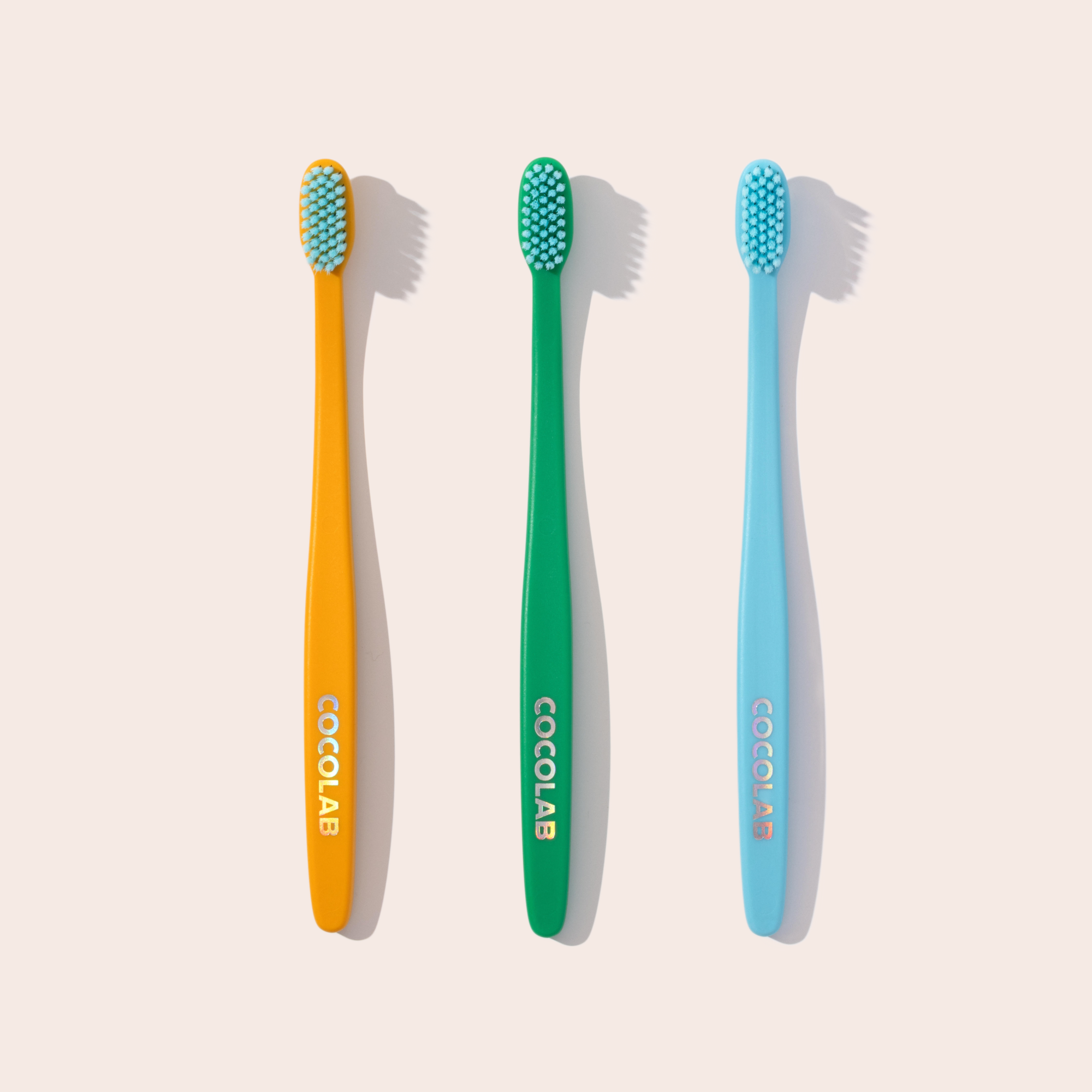 Cocofloss Cocobrush Coastal Colors three-pack