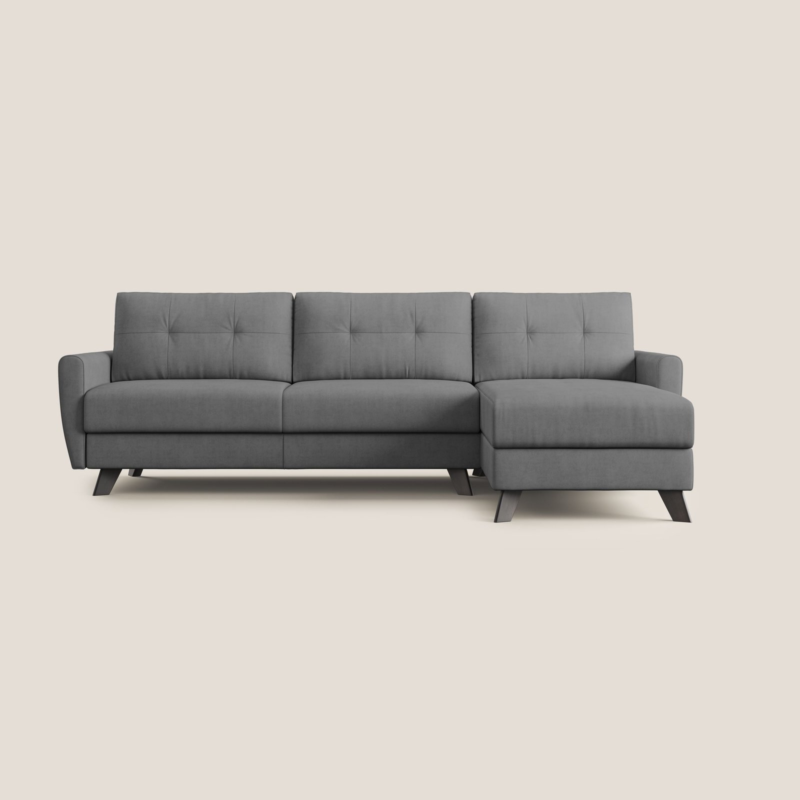 Canapé d angle convertible Callisto gris
