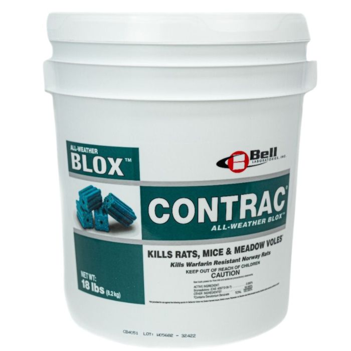 Contrac Blox professional rodent bait package