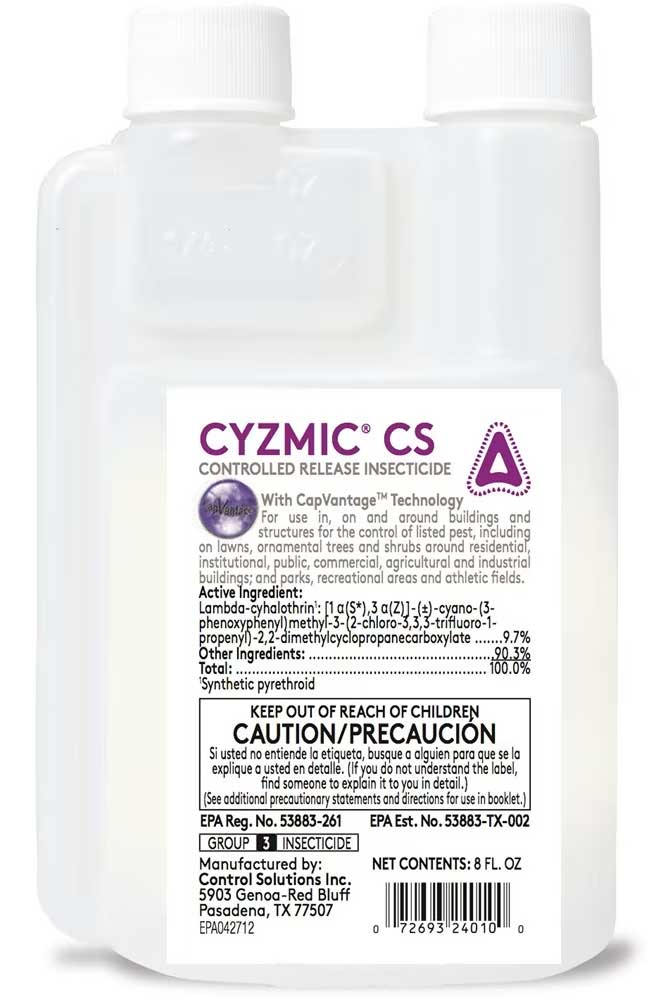 Cyzmic CS Insecticide product packaging