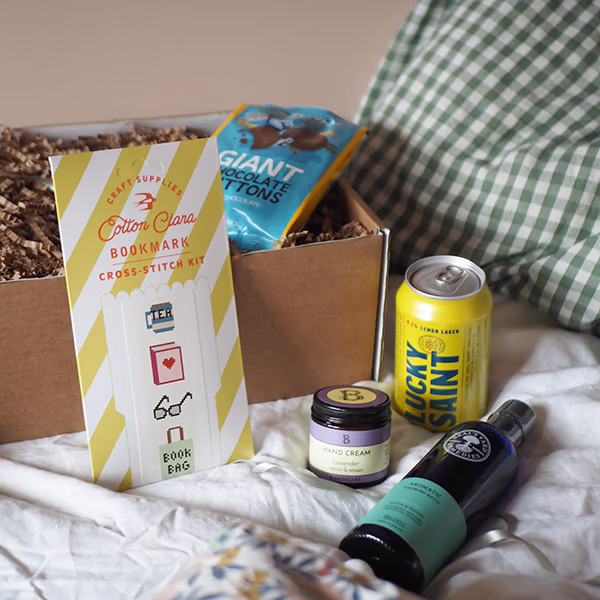 Create a Relaxing Gift Box with self-care treats